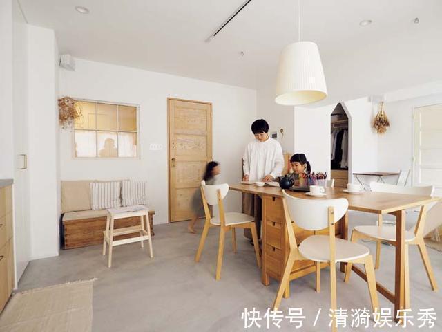 小家|一家四口挤43㎡小家,不买沙发不买床,空间宽敞,越住越舒服