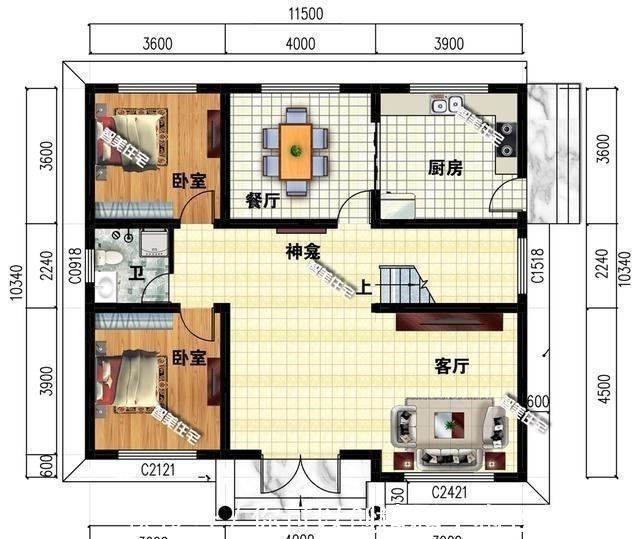 别墅|花最少的钱,建最经济实用的房,这3栋二层别墅一定不能错过!