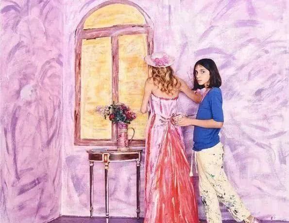 小天才!7岁天才小画家,把真人画进作品,创意堪比毕加索,获得国际认可