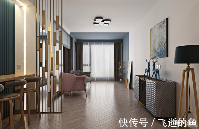 客厅|爆改65m2的小户型,改造的家颜值爆表