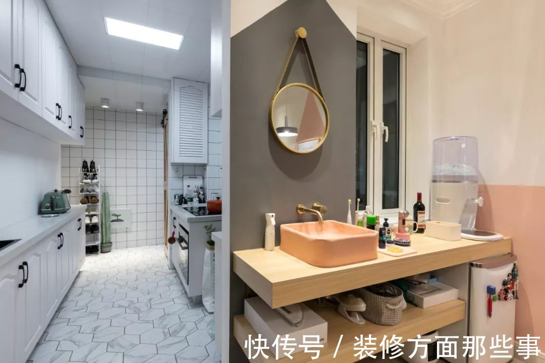 上下吊柜|60平旧房改造,颜值超高,主卧双层榻榻米设计,太实用了!