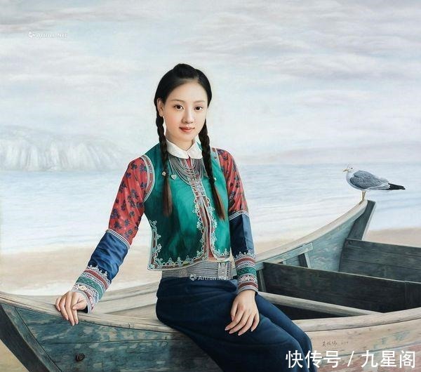 小伙一幅油画卖到448万,这画中的少女到底有多美!(多图)!