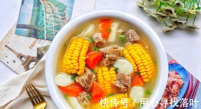美味|玉米山药排骨汤，做法简单，美味营养！