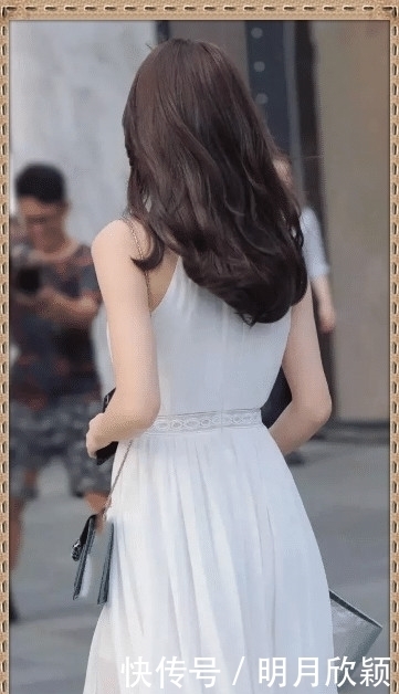 白色|不食人间烟火的阿姨,长得真灵动,穿白色裙子很贵气吧