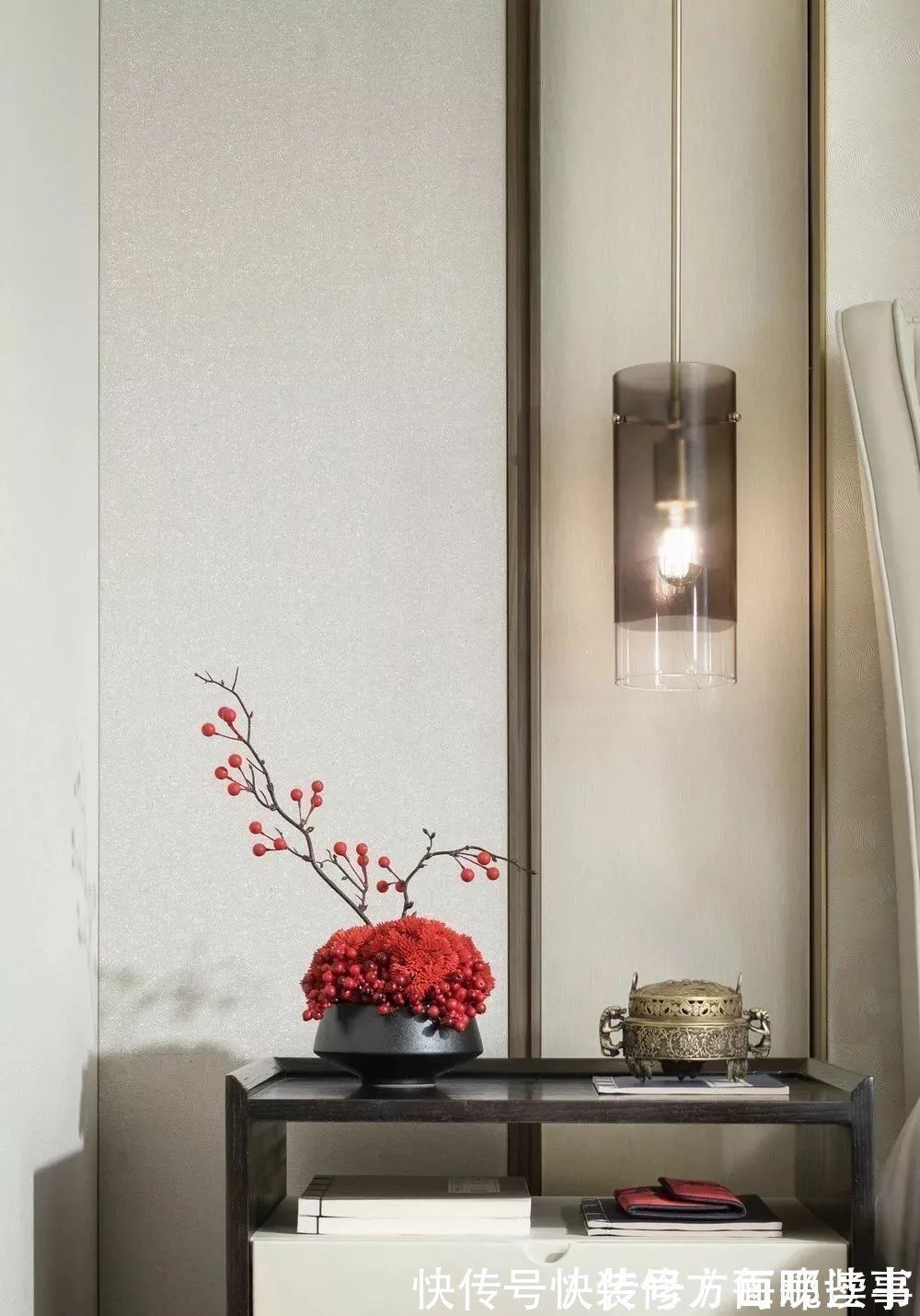 装修设计|150平新中式装修设计,一进玄关就被迷住了,清雅客餐厅,更是惊艳!