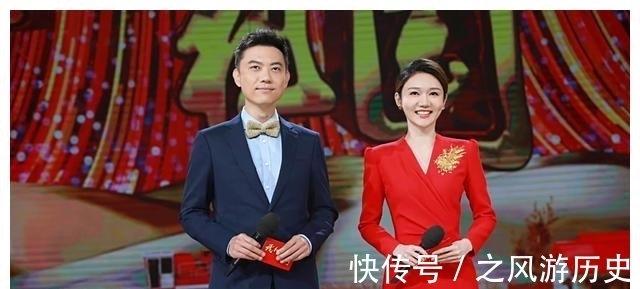 龙洋与郭嘉宁首次搭档主持央视大型晚会,形象反差大,风格也不搭