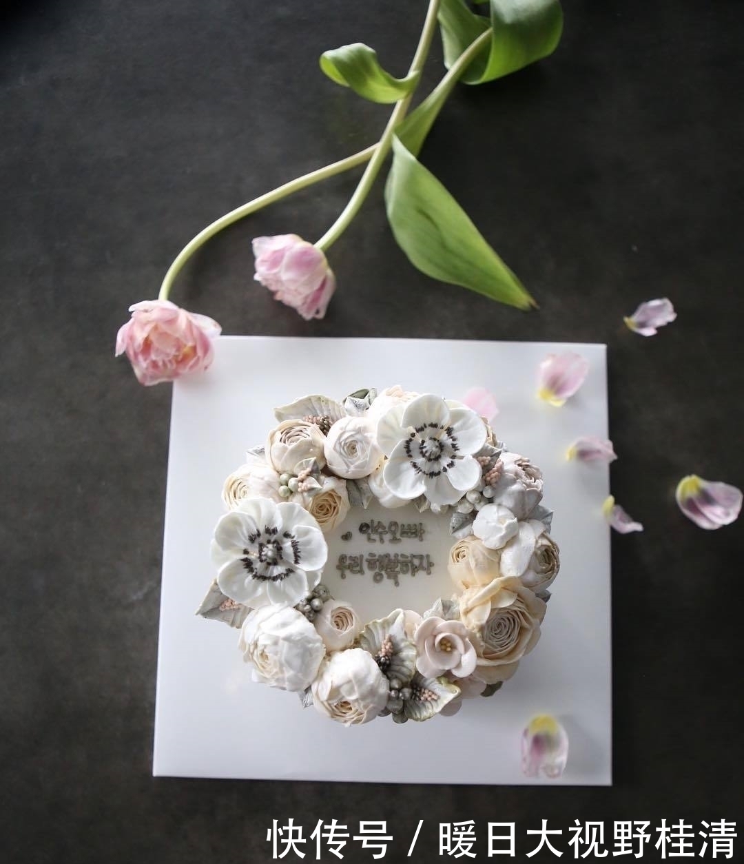 撩人|她做的鲜花蛋糕太撩人,看完后全世界都惊艳了