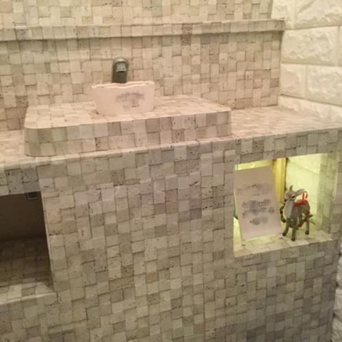 矮墙|没想到瓦工留了一手，马桶后砌堵矮墙挖2个壁龛：这下我没话说了