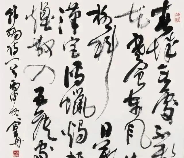 笔意|他的行草书既有林散之的“调调”,也有高二适的笔意,金戈铁马