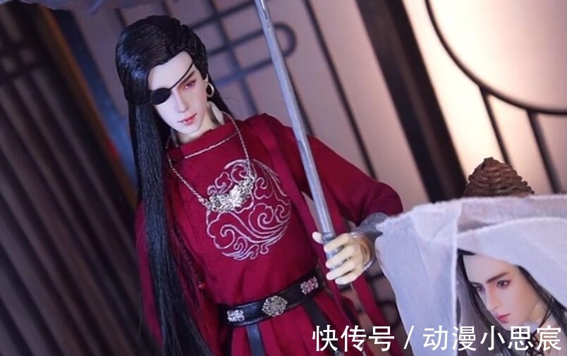up主|《天官赐福》花城谢怜手办，为你明灯三千，为你花开满城
