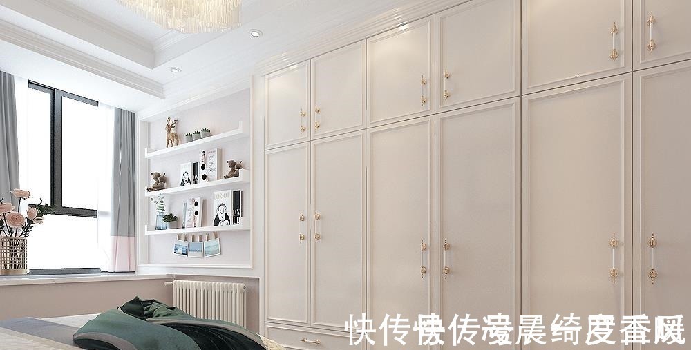 衣帽间|退休阿姨晒出自己的新家装修全屋大面积护墙板造型,温馨有个性