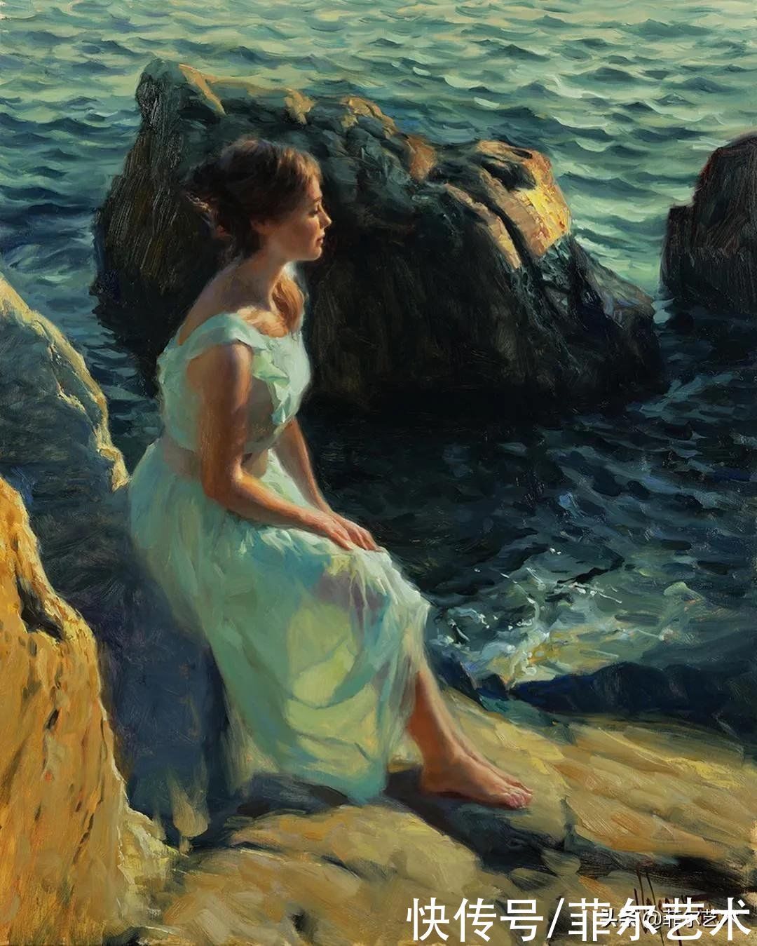 弗拉基米尔&俄罗斯画家弗拉基米尔人体油画里的美女，美得让人难忘