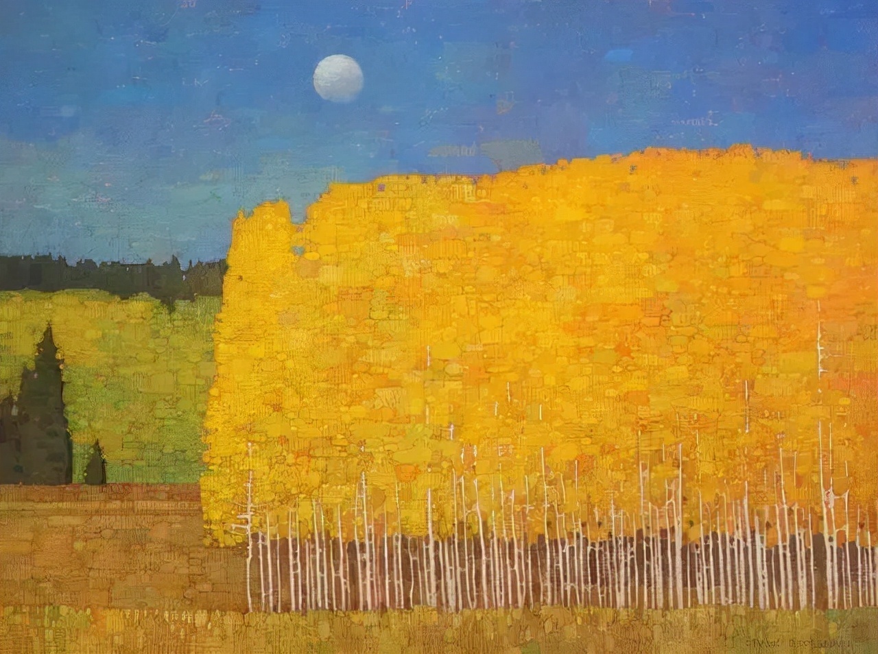 回味无穷#他的风景画面简单到极致,有人说他太偷懒了!