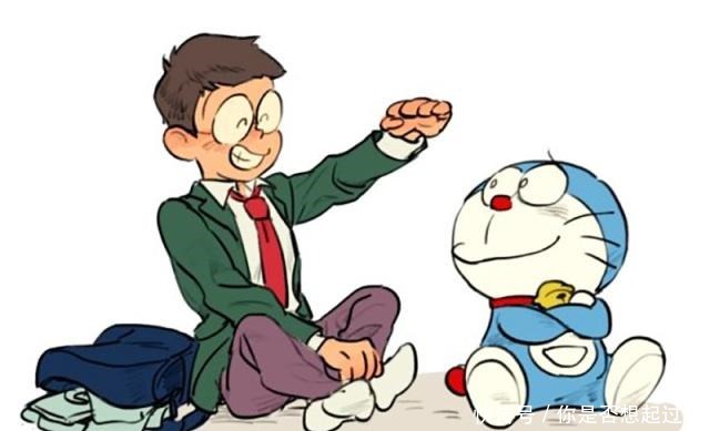 哆啦A梦当主角们步入中学,静香出木衫同校,大雄选绿衣服讲究