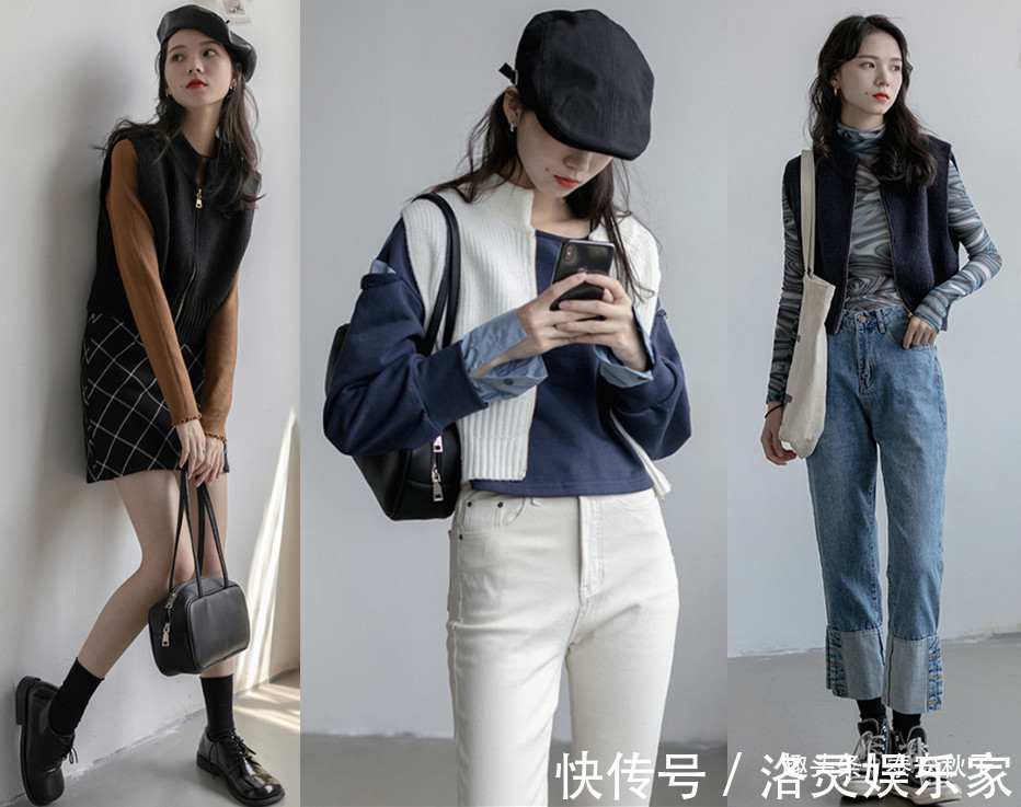 臃肿感 2020年秋冬很火的“针织衫”穿搭舒适又保暖,太高级了!