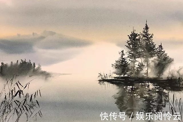 屏保$充满仙气的水彩画,每一张都可以用来做屏保!