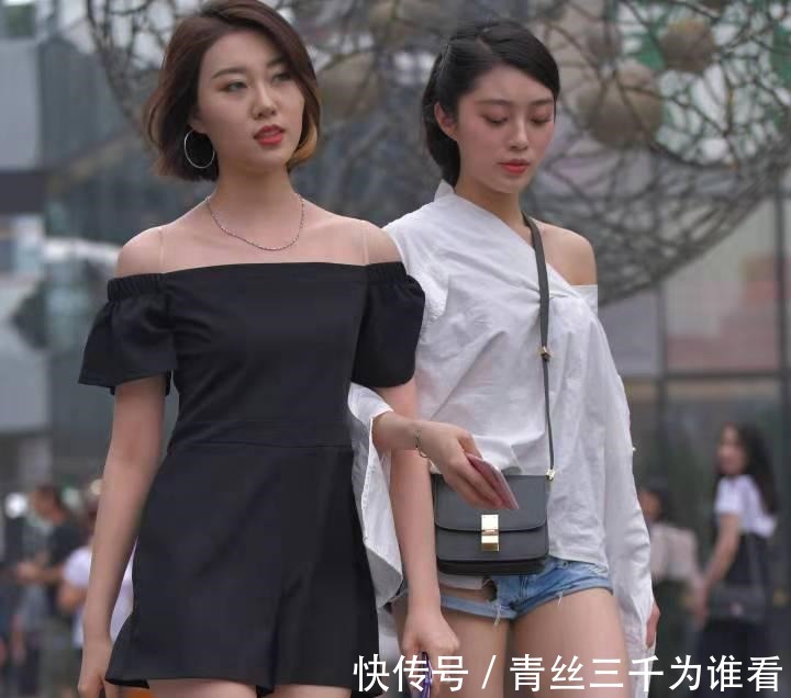 街拍|街拍小姐姐穿衣“不正经”，这么严肃的白衬衣被她穿成这样！