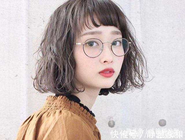 圆脸型|圆脸女生剪短发要记住这三点,按这八款发型设计,减龄瘦脸更时尚
