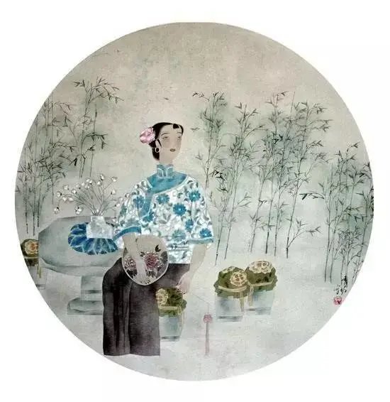 山东省美术家协会$女画家唐秀玲工笔画作品欣赏