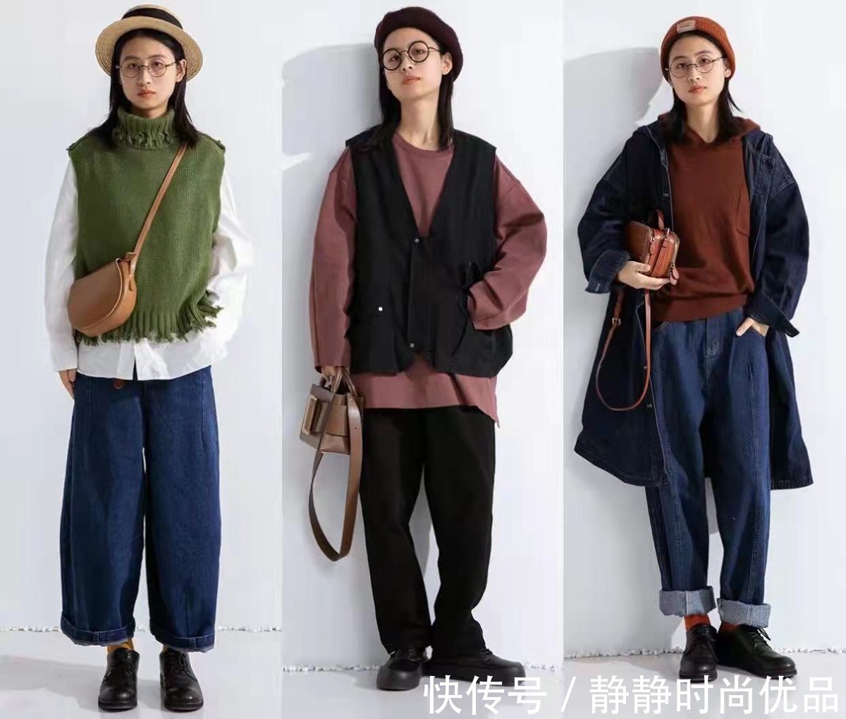 针织衣 秋天别只知道轻熟风!教你解锁复古风的搭配方法,时尚上档次