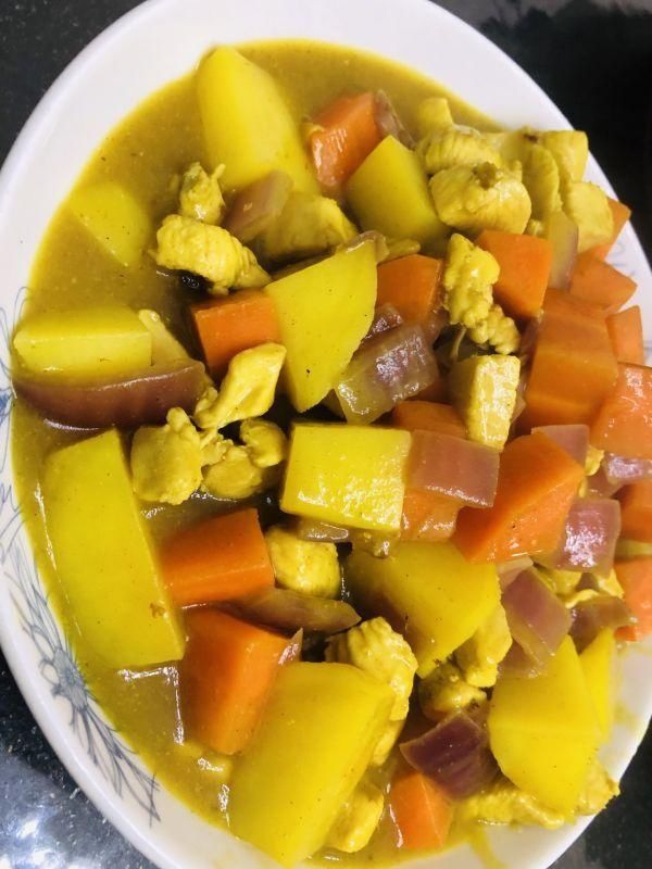 咖喱土豆鸡胸肉