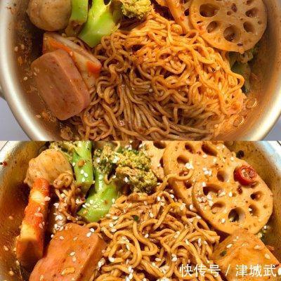 泡面的神仙吃法!麻酱拌面连吃三天都不够