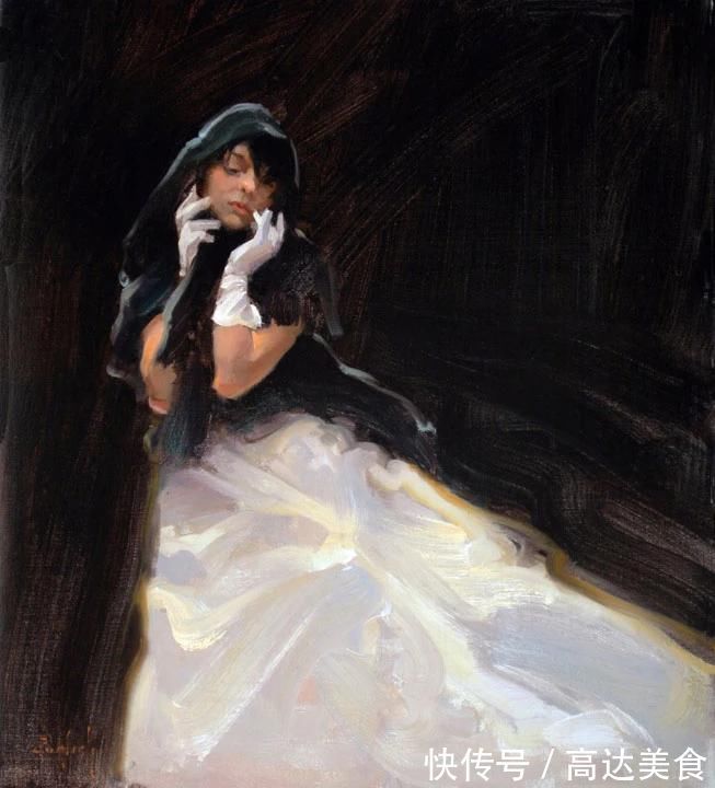 印象派@迷人的光影迷人的你,这样的油画太有感染力
