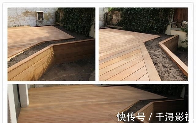 水泥|院子别再整水泥地面了,铺满甲板就有7种设计,能多个共享休闲区