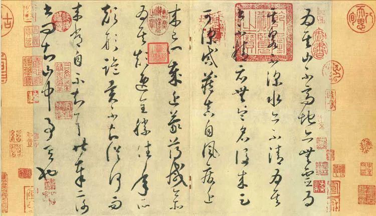 怀素练书法的境界大概就是“不疯魔不成活”！