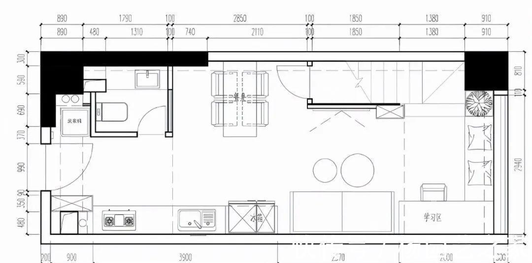 空间|没钱买大房子？小户型好好设计一下，34㎡小蜗居也能五脏俱全！