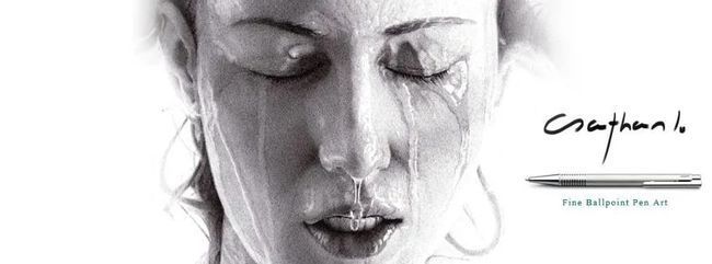 艺术@大神级的圆珠笔画:艺术家纳森·洛伦扎纳的作品