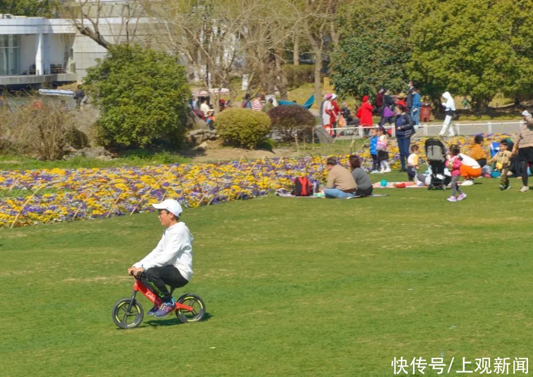 如潮|暖风吹，花香浓！节后首个休息日，世纪公园人气旺