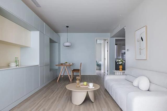 柜体|这对夫妻的“穷装风”新家，明亮又舒适，证明了越简单越美好！