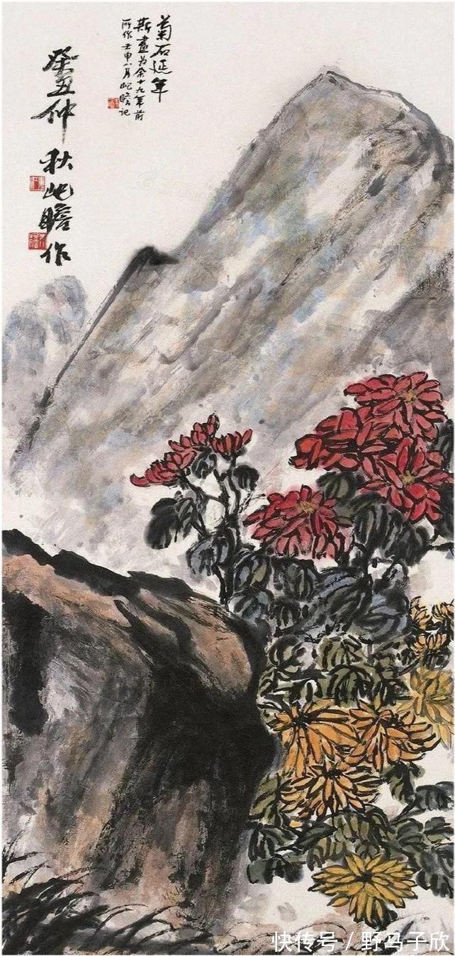 朱屺瞻$中国为数不多的百岁画家,自学数十年之后,一举成名于画坛