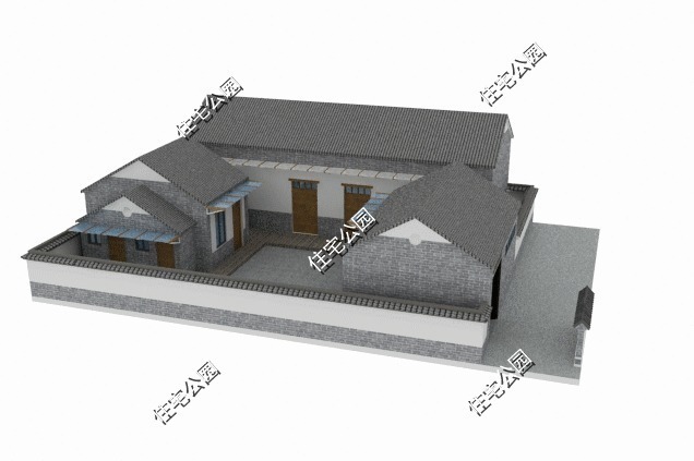盖房|农村要是没有院,都不好意思让别人做客,2021年盖房选这套就对了