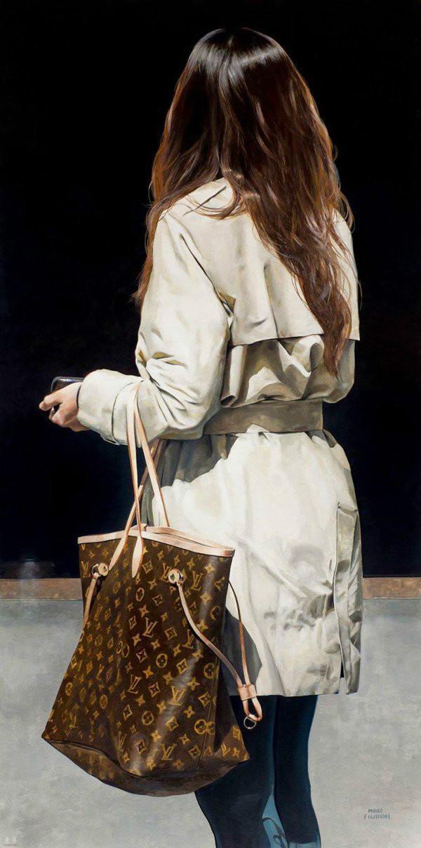 写实#城市街道人物油画:西班牙青年画家Marc Figueras的写实油画