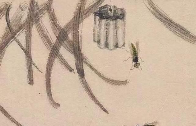 只老虎|他画一只瑟瑟发抖的老虎,却成千古名画放大20倍看看旁边是啥