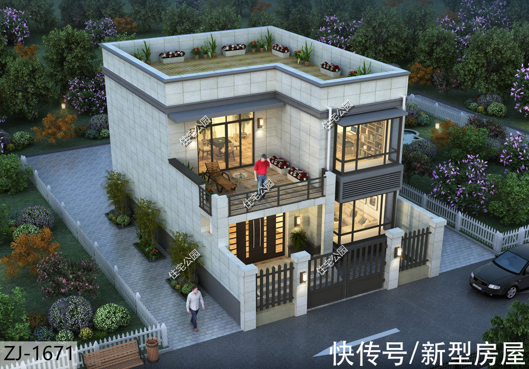 建筑|还在因宅基地小而烦恼？来看看这十套图纸，小天地也有大精彩