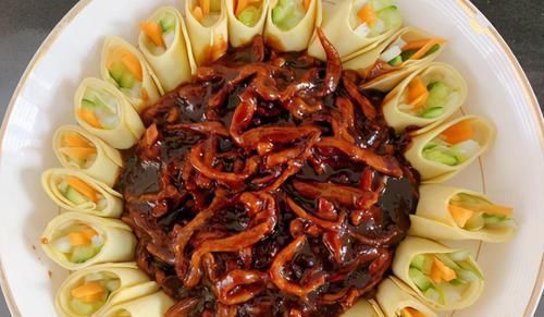 京酱肉丝|炒肉丝时,掌握好1个小窍门,不管炒什么肉都香,又嫩又滑还入味