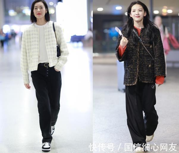 锦鲤|小个子锦鲤公主阔腿裤搭配休闲鞋,瞬间增高5cm