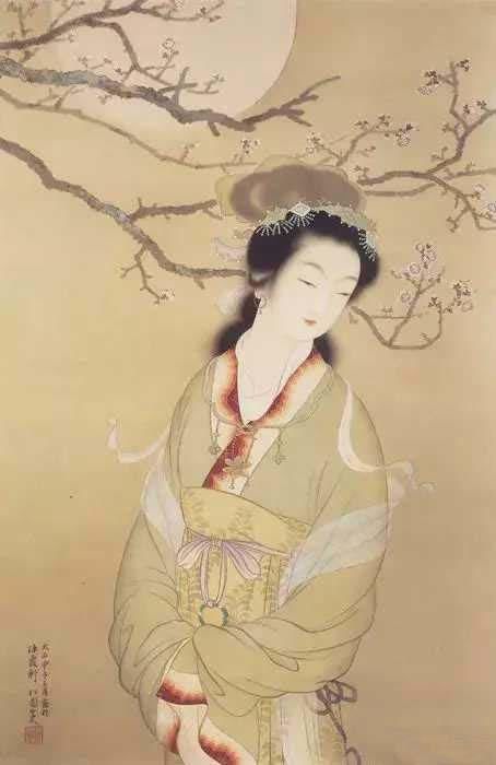  松园|日本天才画家上村松园浮世绘美女作品欣赏（图）