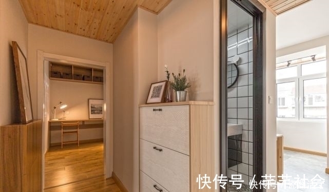 榻榻米|53㎡老房改造,面积小可以把次卧和客厅结合,榻榻米房设计太好