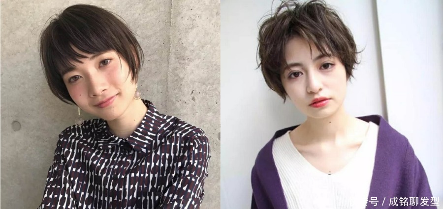 选择发型|年过50岁脸圆发量少的女人,剪短烫卷才更减龄,瘦脸还显发量多
