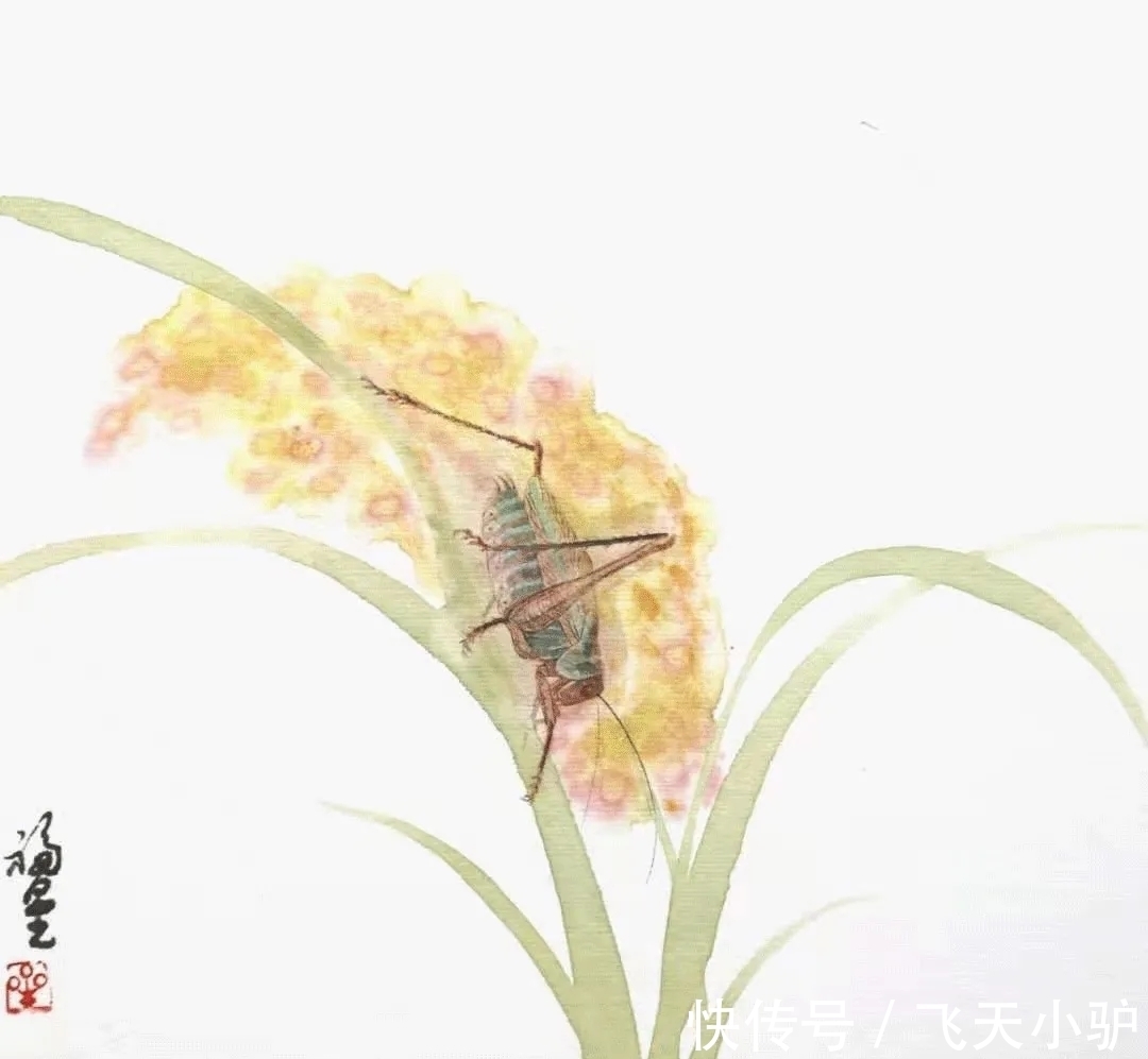 写意花鸟画$他从当代水墨回归传统花鸟画,情境夺人!