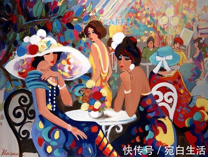 isaac maimon！以色列艺术家人体油画中的女郎，优雅而迷人