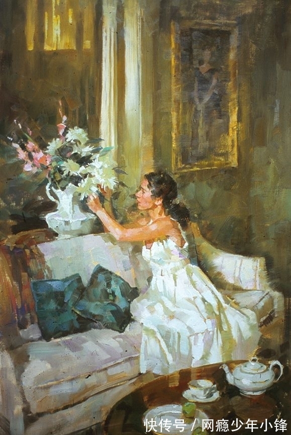 肯塔基大学!美国芝加哥艺术家约翰·迈克尔·卡特油画作品欣赏