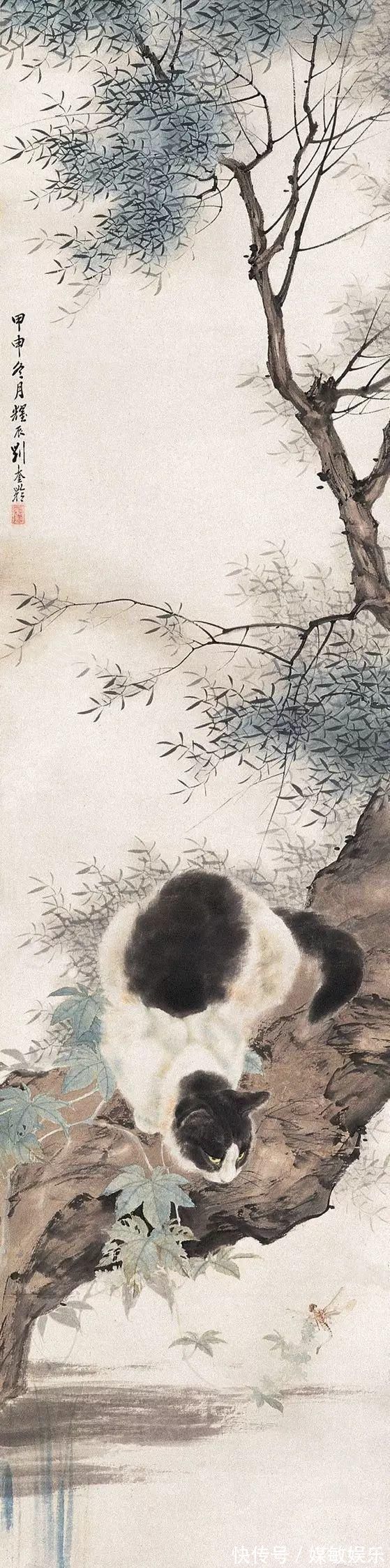 冷军#作品胜过齐白石,国画风格超过冷军,一张国画价值15亿