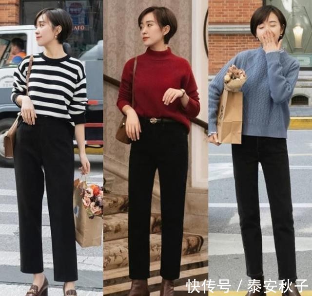 示范|被小个子美女惊艳！她的简约“法式风”穿搭示范：很美、很高级！