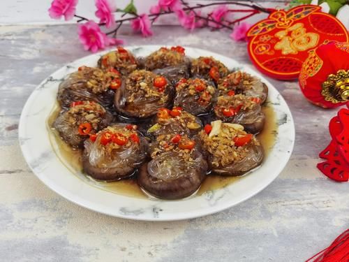 年夜饭-团团圆圆香菇粉丝，香菇这样做，
