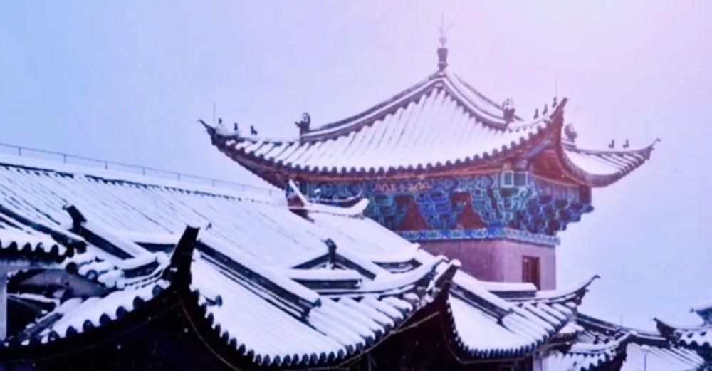 情结|云海与雪景、雾凇齐聚,惊艳了鸡足山的冬天!